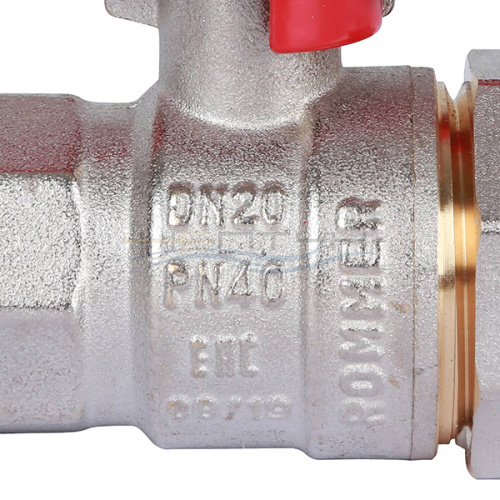 Кран шаровый c американкой ROMMER 3/4