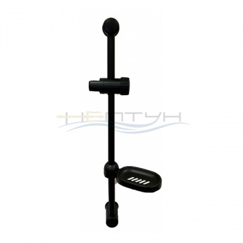 Стойка для душа с мыльницей Gota Rocio Black SH-4635К