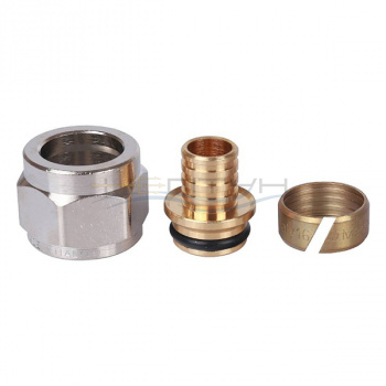 Фитинг компрессионный для труб PEX 16х2,2х3/4 STOUT