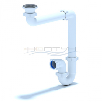 Сифон АНИ 1 1/2х40 прямоточный смещенный D5000