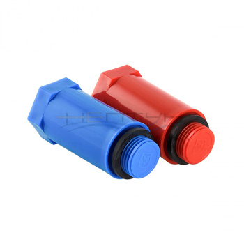 VALTEC Комплект длинных полипропиленовых пробок 1/2 (красная+синяя)