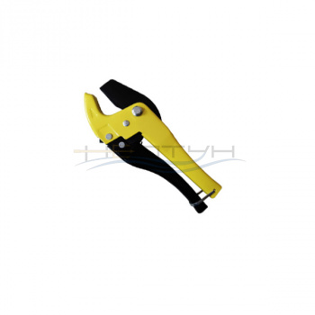 Ножницы желтые со съёмным лезвием для пластиковых труб 20-42 мм., VER809