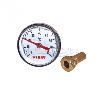 Термометр биметаллический с погружной гильзой YL19