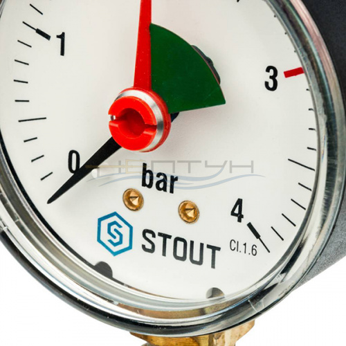 Группа безопасности 3 бар (до 50 кВт) STOUT