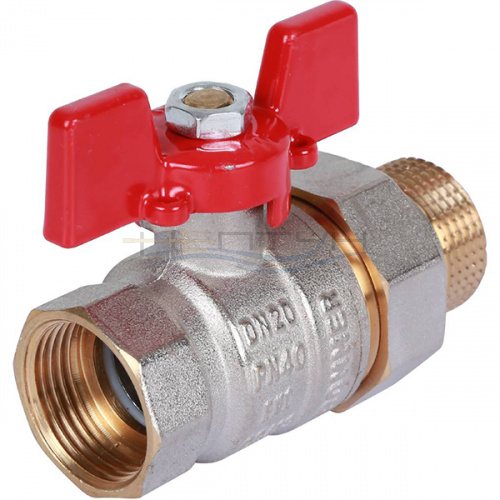 Кран шаровый c американкой ROMMER 3/4
