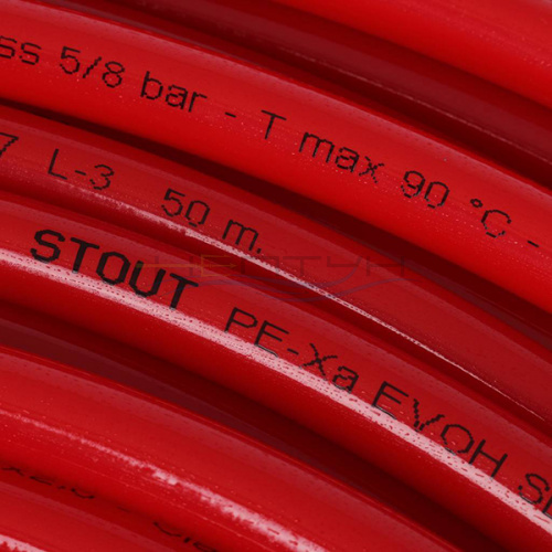 Труба STOUT из cшитого полиэтилена с кислородным слоем 16х2.0 мм (бухта/200 м) PEX-b