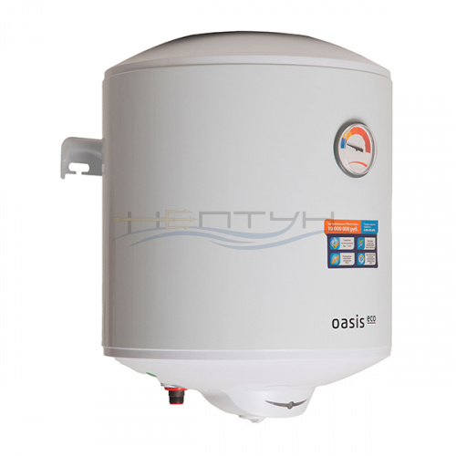 Водонагреватель OASIS Eco ER-30 (тэн, эмалированный бак, круглый)2