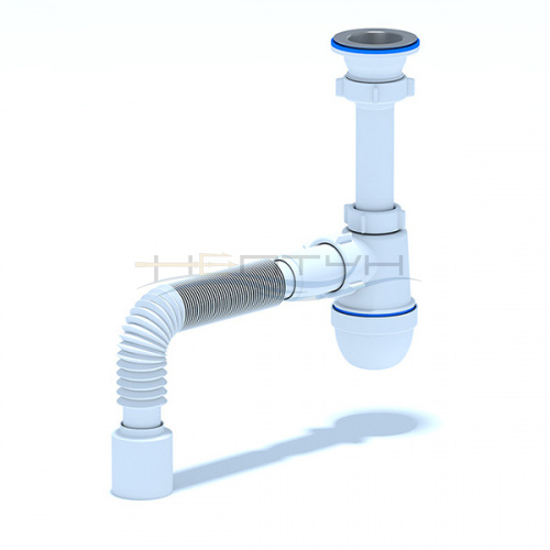 Сифон Ани 1 1/2х40 с гибкой трубой 40х50 C0110