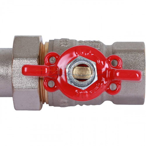 Кран шаровый c американкой ROMMER 1/2
