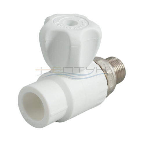 Кран 20х1/2 нр PPR (прямой) для радиатора