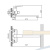 Однорычажный смеситель для ванны длинный  излив переключатель в корпусе d35 хром латунь, CN22521_2